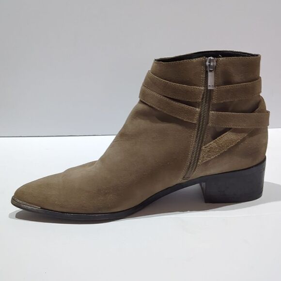 Marc Fisher Mlyatina Pointed Toe Ankle Boot Tan Size 10M - Picture 8 of 12